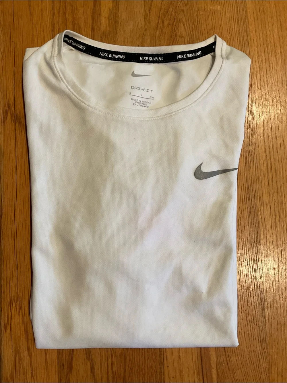 Nike Running - Men’s Dri Fit T-Shirt - White - Size S
